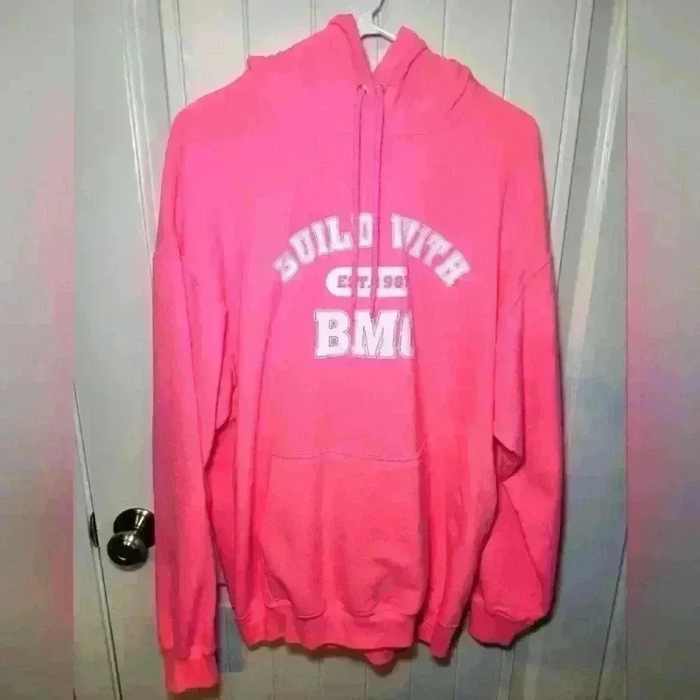 Build with BMC pink XL hoddie